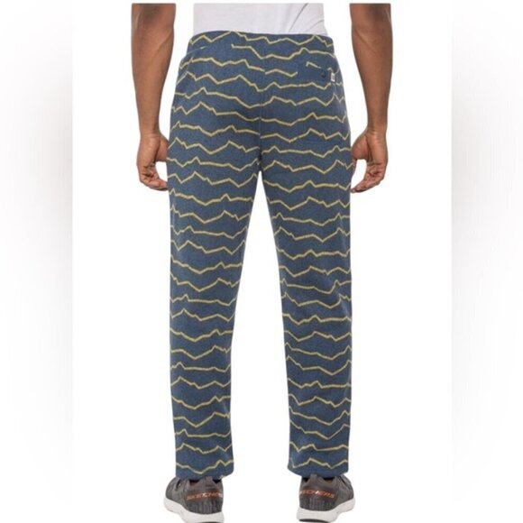THE NORTH FACE Men’s Printed Gordon Lyons Warm Pants blue/yellow size small - Picture 2 of 12